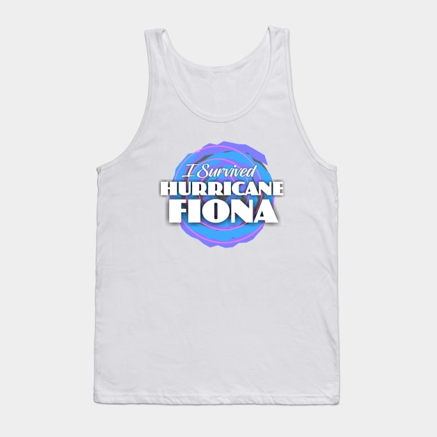 I Survived Hurricane Fiona Tank Top by Dale Preston Design